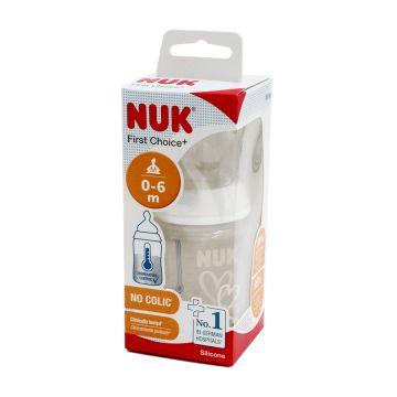 Бутылка для кормления Nuk First Choice силикон 150мл 0+