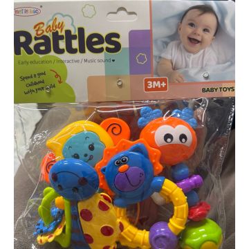 Погремушка-прорезыватель BABY RATTLES 5в1 8430-20