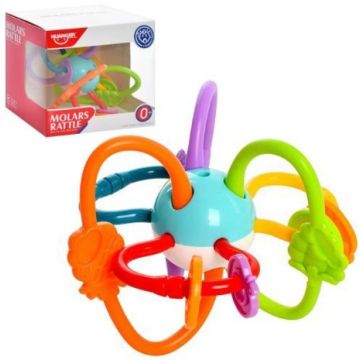 Игрушка-погремушка-прорезыватель, сенсорный шар HE0190