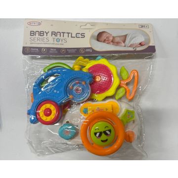 Погремушка-прорезыватель BABY RATTLES 6в1 8409-14