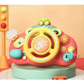 Игрушка музыкальный детский руль интерактивный YL522