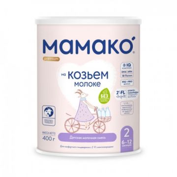 Молочная смесь Мамако Рremium 2 400г с 6 месяцев