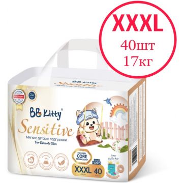 Трусики BB Kitty Sensitiv 7 XXXL 17 кг (40 шт)