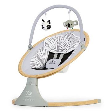 Шезлонг электрокачель Kinderkraft  LUMI Wooden