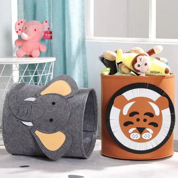 Корзина для игрушек и белья  35*35см   Фетр  R845