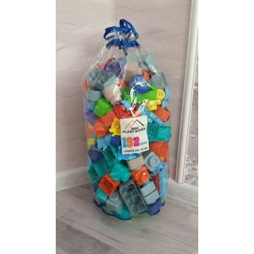 Игрушка конструктор в пакете 192шт Mak plasty