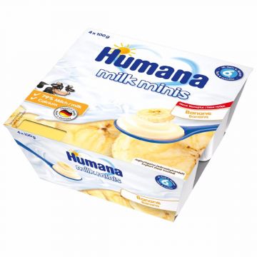 Йогурт Humana со вкусом банана 400г с 6 месяцев