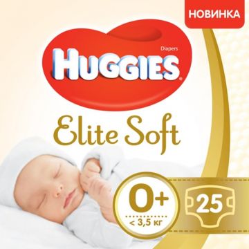 Подгузники Huggies ES 0+ 0-3,5кг (25шт)