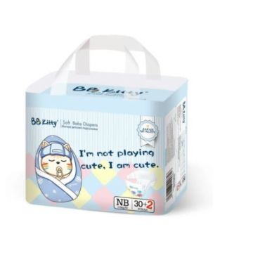 Подгузники BB Kitty 1-NB 0-5кг (32шт)