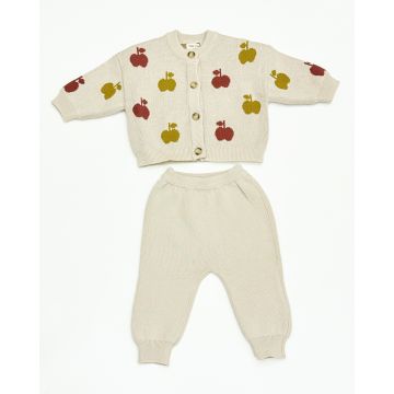 Детский комплект 2в1 кофта штаны  YIGE-YIGE Вязаный трикотаж     2570