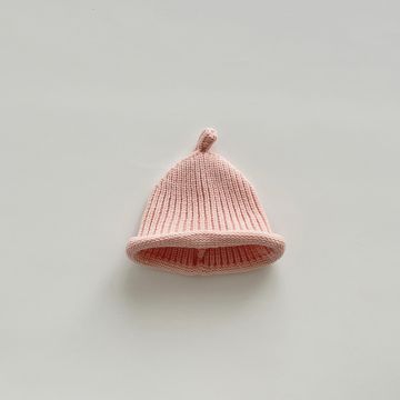 Шапка-колпак  Вязаный Розовый  Дев, Осень  OO77