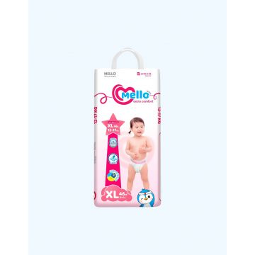 Подгузники Mello XL(12-17кг) - 46шт