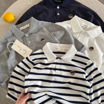 Поло детское с длинным рукавом   Интерлок     PL132