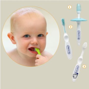 Набор зубных щеток 4в1    Lucky Baby   от 6 мес W609682