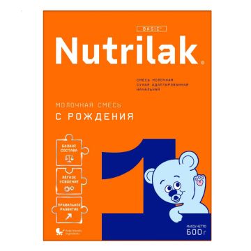 Смесь Nutrilak +1 молочная сухая 600 гр