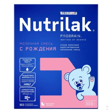 Смесь Nutrilak PREMIUM +1 молочная сухая 300 гр