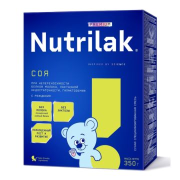 Смесь Nutrilak PREMIUM Соя молочная сухая 350 гр
