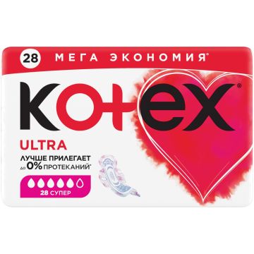 Прокладки Kotex Ultra Super 28 шт