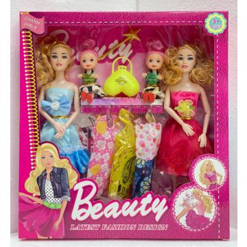 Куклы барби с дочками и аксессуарами    Beauty   867