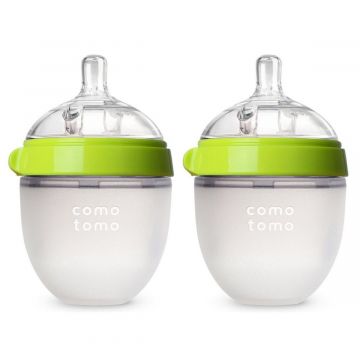 Бутылка для кормления Como tomo силикон original зеленая 150мл 0+