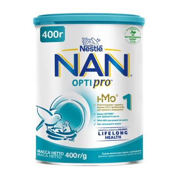 Молочная смесь NAN Optipro 1 400г с 0 месяцев
