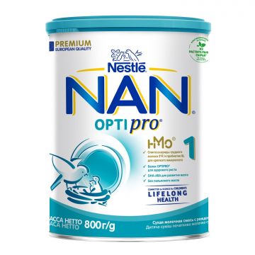 Молочная смесь NAN Optipro 1 800г с 0 месяцев