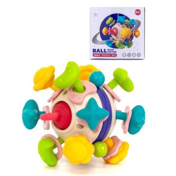 Игрушка-погремушка-прорезыватель, сенсорный шар 6046