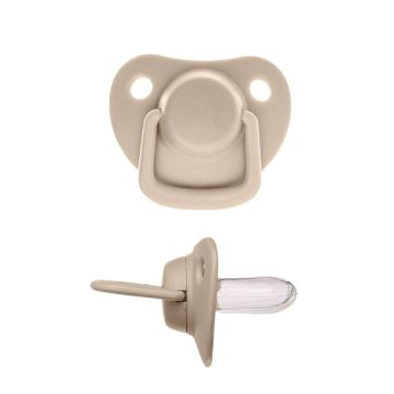 Пустышка «Mono Classic» силиконовая ортодонтическая (бежевый) 6+ Baby Planet