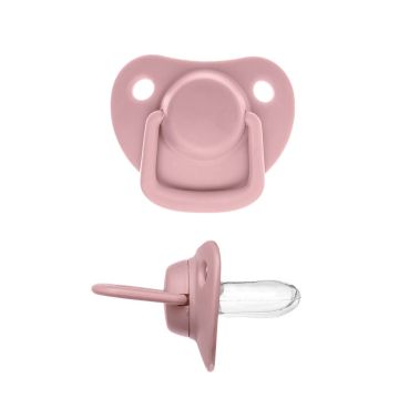 Пустышка «Mono Classic» силиконовая ортодонтическая (розовый) 6+ Baby Planet