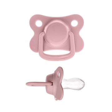 Пустышка «Mono Butterfly» силиконовая ортодонтическая (розовый) 3+ Baby Planet