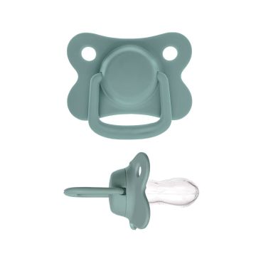 Пустышка «Mono Butterfly» силиконовая ортодонтическая (зеленый) 3+ Baby Planet