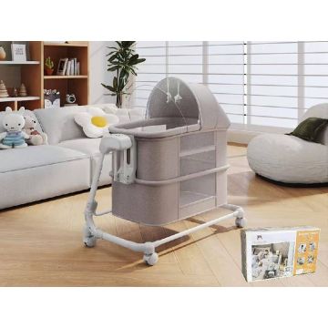 Манеж колыбель-качалка 4в1 элекронная Ining baby